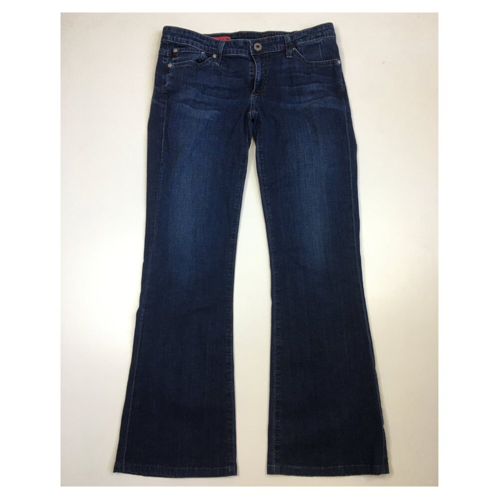 AG ADRIANO GOLDSCHMIED Medium Wash Irregular THE CLUB 5 Pocket Med Wash Jeans